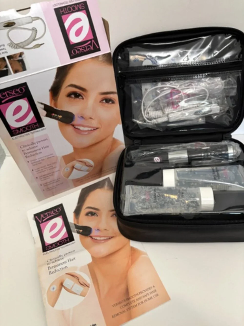 Verseo eSmooth Electrolysis Permanent Hair Removal System, NIB